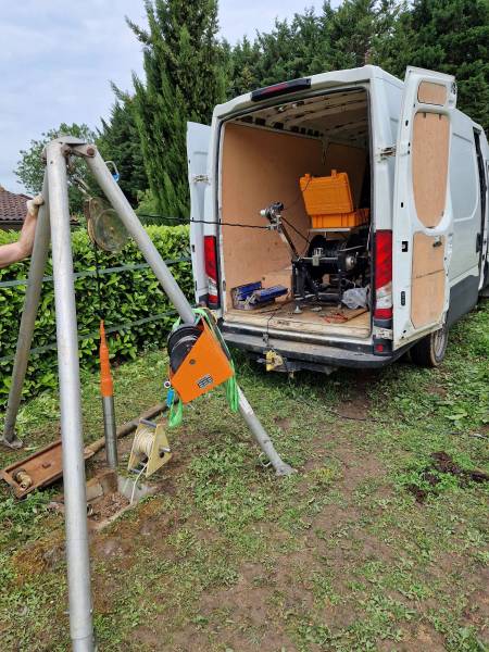 Inspection caméra forage d'eau à Saint Etienne dans la Loire 