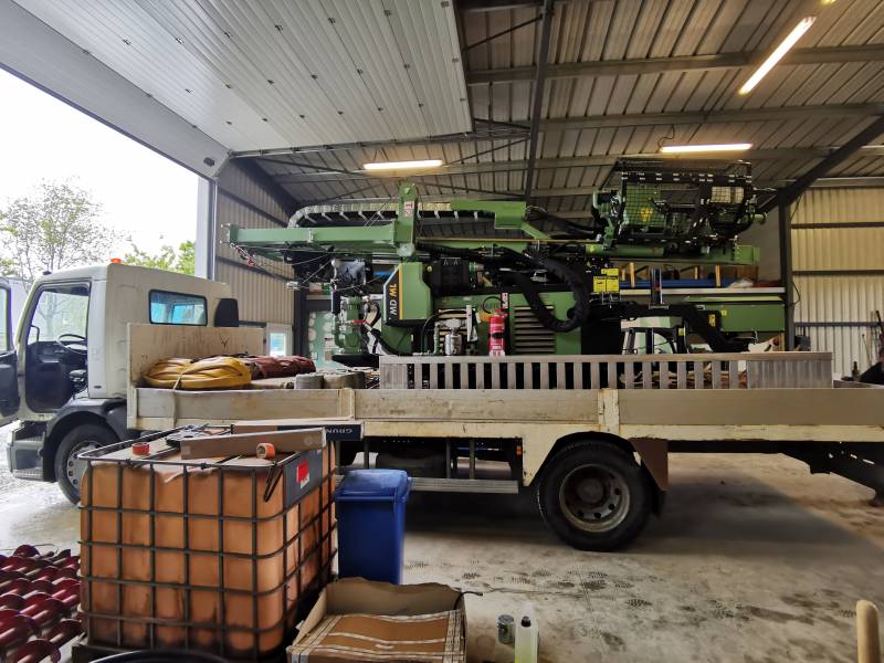 Forage d'eau sur la commune d'Ambazac proche de Limoges 